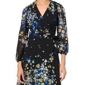 DKNY Women’s Dresses Dress, BLK/Golden, 8P