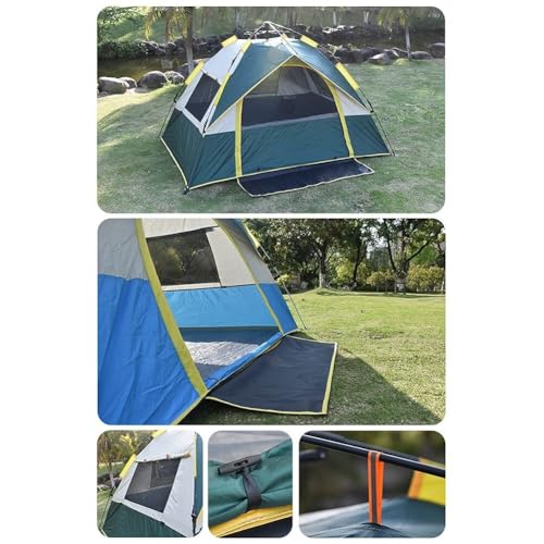 Pop-Up Beach Tent Sun Shelter for 2-3 Person, Waterproof & UV Protection, Lightweight Instant Tent for Family Trip, Hiking, Picnic, and Party (Blue, 1 Door) - Image 7