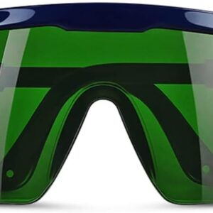 FreeMascot IPL 200nm-2000nm Laser Safety Glasses for Laser Hair Removal Treatment and Laser Cosmetology Operator Eye Protection with Case (Green)