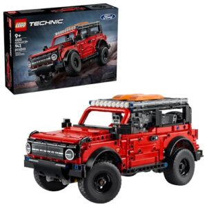 LEGO Technic Ford Bronco Kids Toy Car – Building Toy for Boys and Girls, Ages 10+ – Car Toy and Model Kit – Makes a Cool Birthday Gift for Kids – Authentic Ford Bronco Trim & Details – 42213