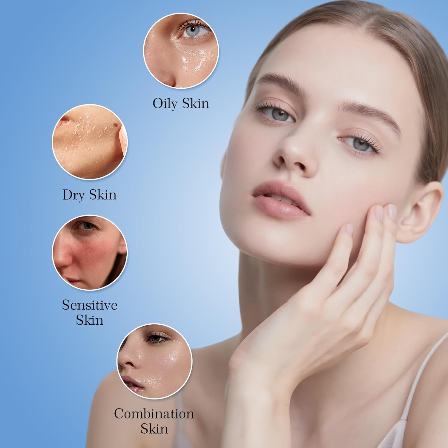 Collagen Skin Care Sets, 5 Pcs Facial Set for Skin Care for Women with Cleanser, Serum, Toner, Lotion & Cream, for Firming Skin, Reduce Wrinkles - Image 4