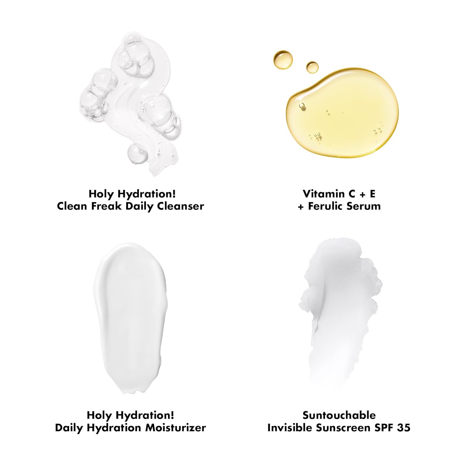 e.l.f. SKIN Wake the e.l.f. Up Skincare Kit, Travel-Size Hydrating Face Cleanser, Sunscreen, Moisturizer & Brightening Serum, Vegan & Cruelty-Free - Image 6