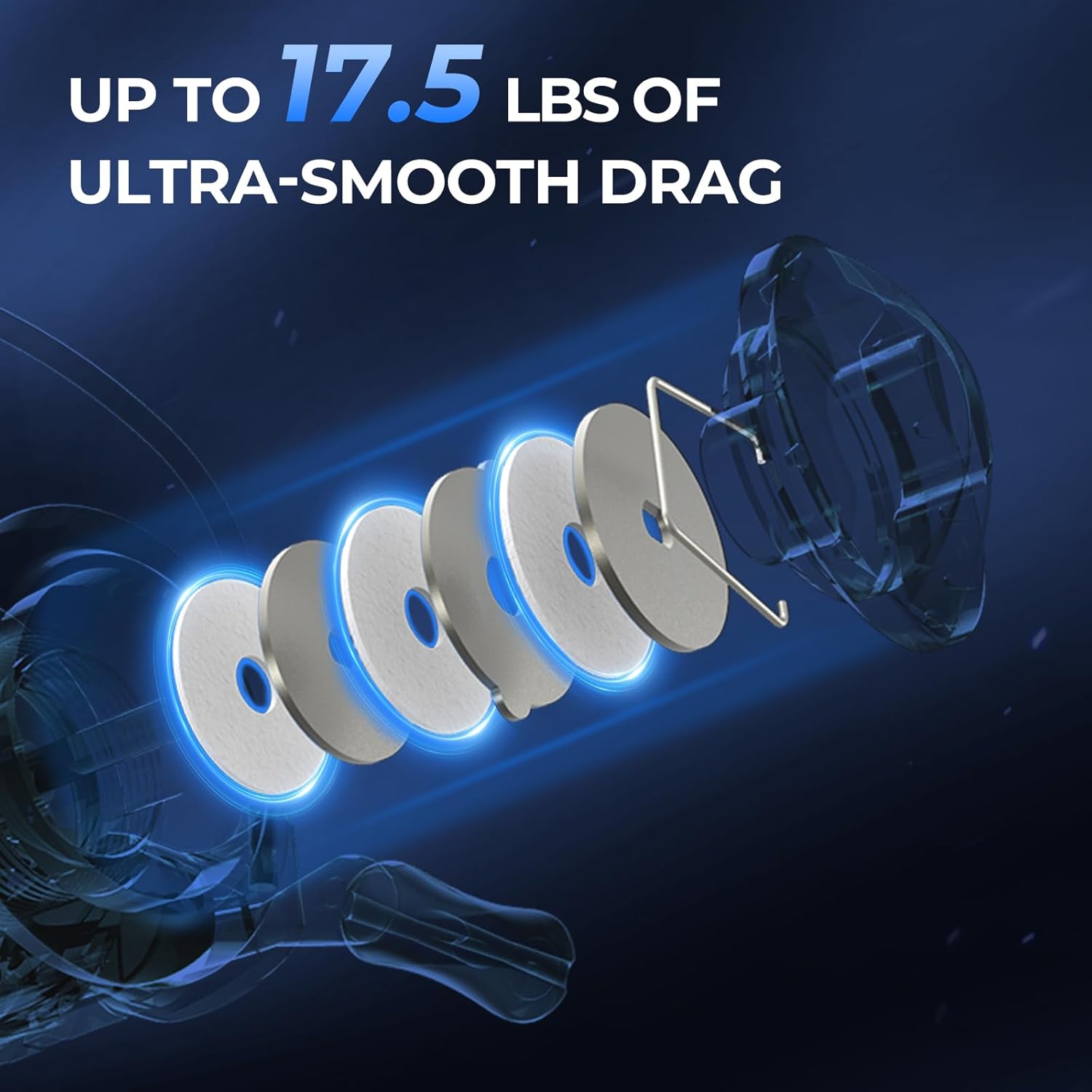 KastKing Centron Lite Fishing Rod and Reel Combo, IM6 Graphite 2Pc Blanks, Stainless Steel Guides with Ceramic Rings, Contoured EVA Handles & Fighting Butt, Split or Full Rear Handle Design, 13 Models - Image 8