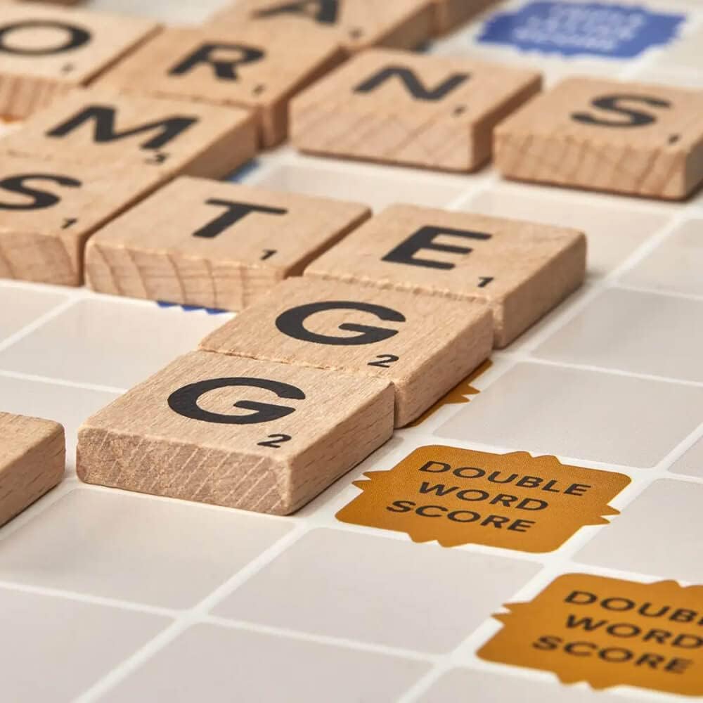 Hasbro Gaming Scrabble Board Game, Classic Word Games for Kids Ages 8 and Up, Fun Family Game for 2-4 Players, The Classic Crossword Game - Image 5