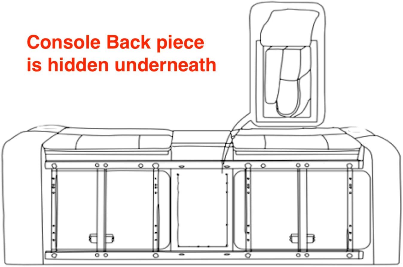 Betsy Furniture Microfiber Reclining Sofa Couch Set Living Room Set 8007 (Grey, Sofa+Loveseat) - Image 6