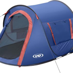 Pop-up Tent,2 Person Camping Tent,Instant Portable Beach Tent,Easy Pop Up Shade Tents 2 Doors for Camping Hiking & Traveling with Carrying Bag