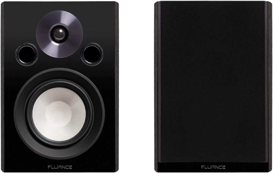 Fluance Reference Compact Surround Sound Home Theater 5.0 Channel Speaker System Including 2-Way Bookshelf, Center Channel and Rear Surround Speakers - Black Ash (X850BC) - Image 3