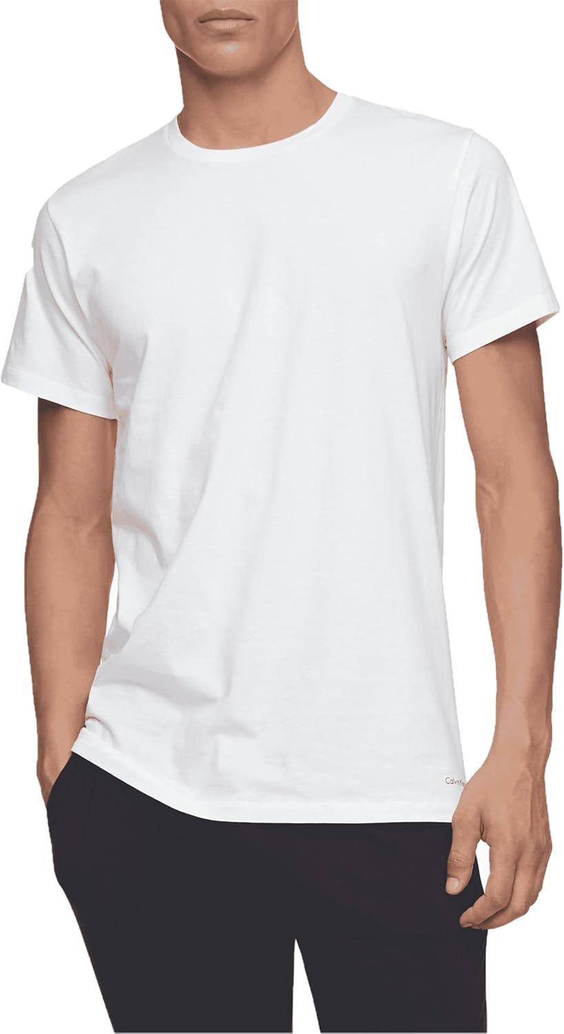 Calvin Klein Men's Cotton Classics 3-Pack Undershirts - Image 3