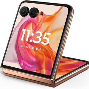 Motorola razr+ | 2024 | Unlocked | Made for US 12/256 | 50MP Camera | Peach Fuzz