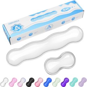 Gel Wrist Rest for Keyboard and Mouse, Wrist Rest for Keyboard, Mouse Wrist Support, Pain Relief, Cool Touch, Non-Skid, Keyboard and Mouse Wrist pad Set