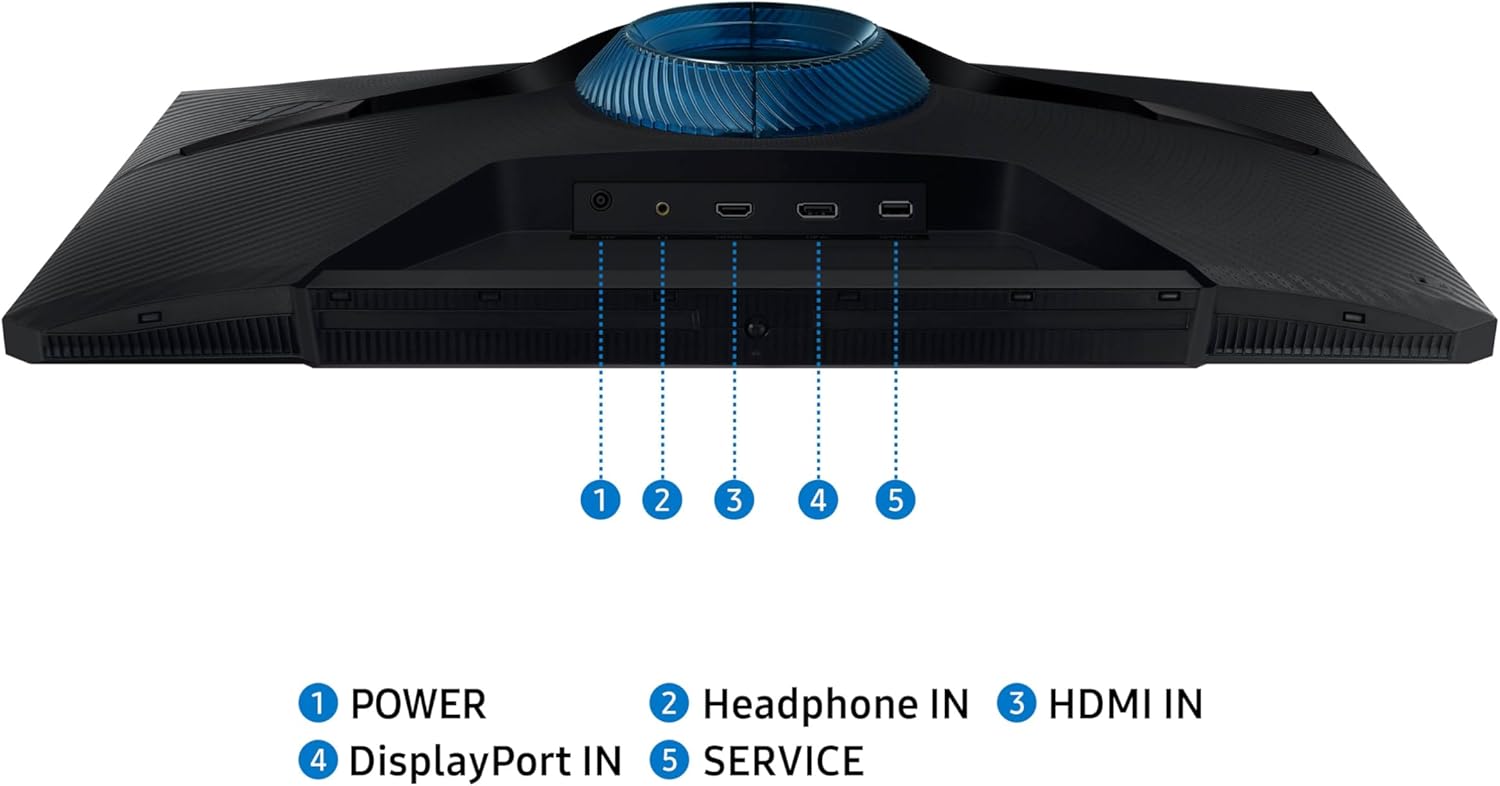 Samsung 24-Inch Odyssey G3 (G30D) Series FHD Gaming Monitor, 1ms, 180Hz, AMD FreeSync, Adjustable Stand, Black Equalizer, Virtual Aim Point, Eye Saver Mode, Flicker-Free, LS24DG302ENXZA - Image 8