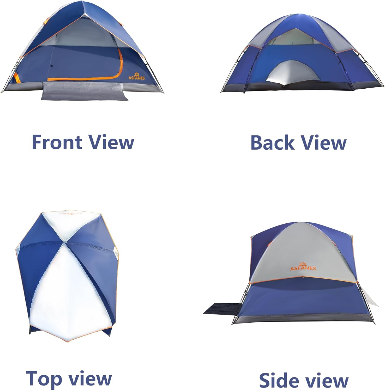 2-12 Person Tents for Camping Waterproof, Backpack Double Layer Tents, Perfect Picnics, Fishing and Backyard Camping - Image 6