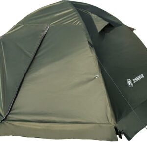 1/2 Person Backpacking Tent for 4 Season, Winter Ultralight Extreme Cold Weather Tents for Camping Easy Setup Waterproof Double Layer Tent for Family Outdoor Hiking Mountaineering