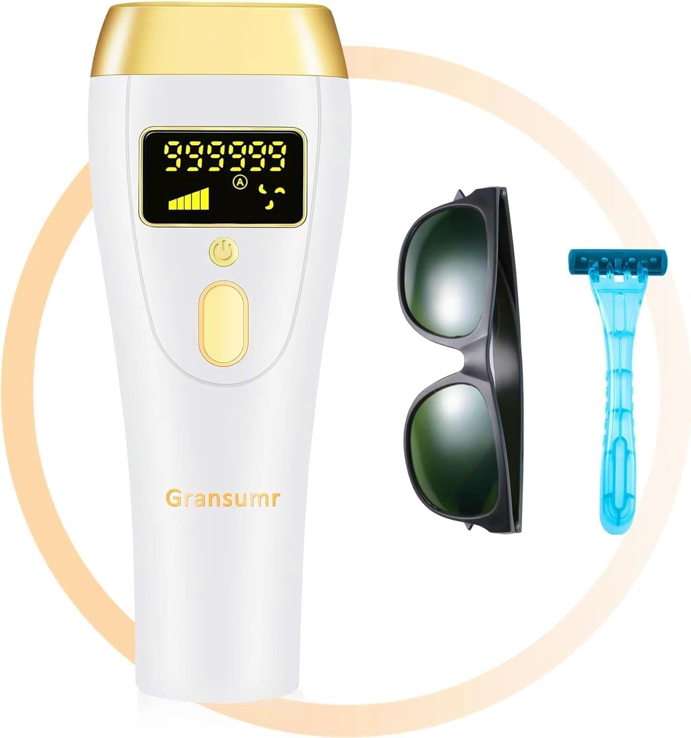 IPL Laser Hair Removal Device for Women & Men - at-Home Painless Ultra-Fast Flash Hair Remover, 86% Hair Reduction in 4 Weeks, High Energy & 5 Modes, 8 Mins Full Body & Bikini Line & More - Image 9