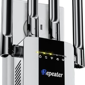 2026 New WiFi Extender Signal Booster for Home, 15715sq.ft Long Range WiFi Repeater Wireless Routers Signal Amplifier, Mesh WiFi 15X Faster Access Point with Ethernet Port, Easy Setup, 5 Working Mode
