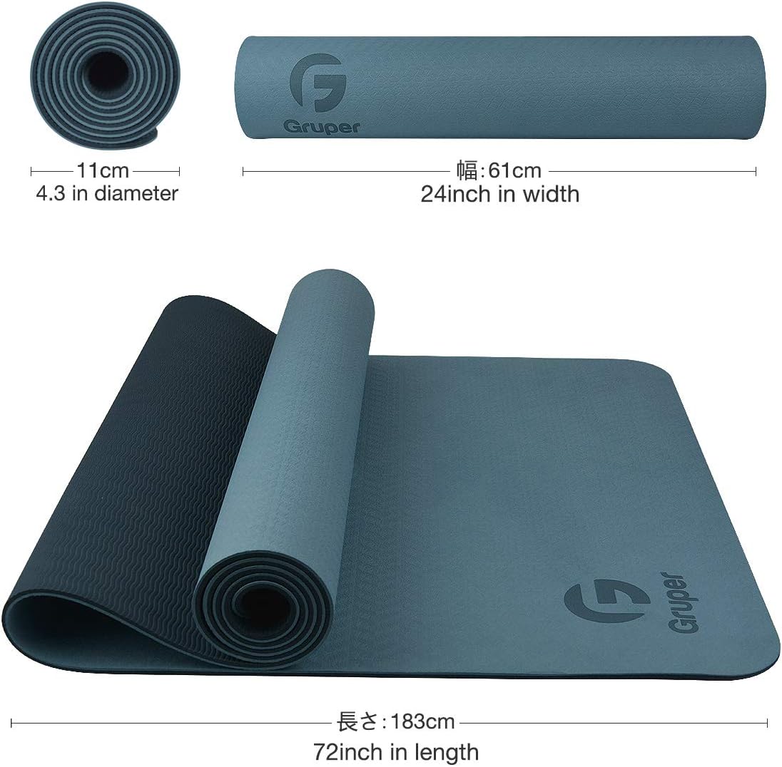 Yoga Mat Non Slip, Eco Friendly Fitness Exercise Mat with Carrying Strap,Pro Yoga Mats for Women,Workout Mats for Home, Pilates and Floor Exercises - Image 5