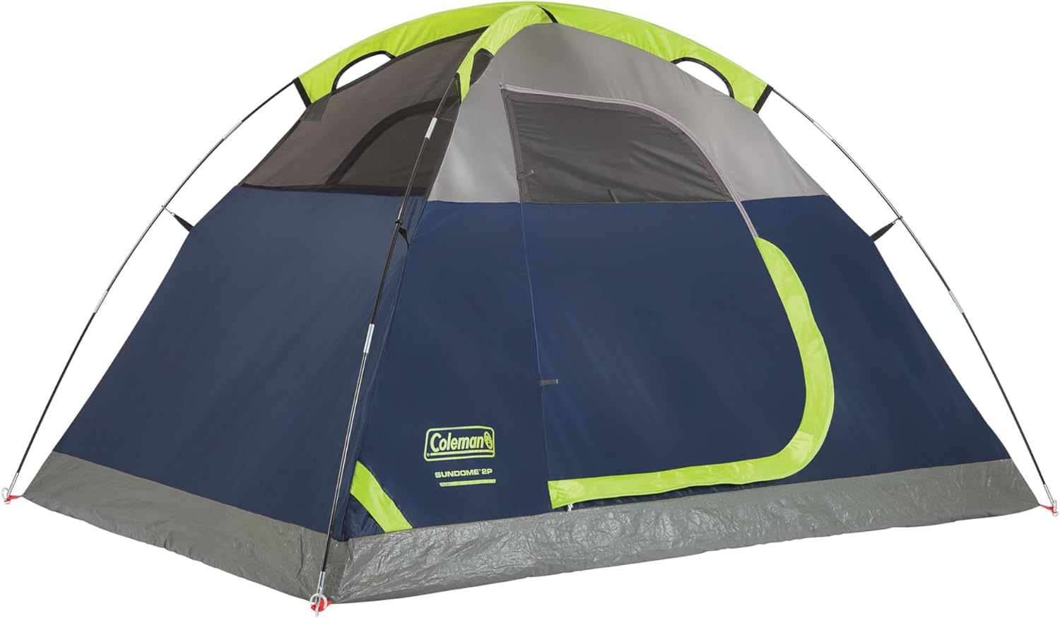 Coleman Sundome Camping Tent with Rainfly, 2/3/4/6 Person Tent Sets Up in 10 Mins, Weatherproof Shelter for Camping, Festivals, Backyard, Sleepovers, & More - Image 2