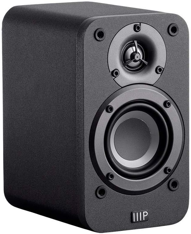 Monoprice HT-35 Premium 5.1-Channel Home Theater System - Charcoal, with Powered Subwoofer, Low Profile Speaker Grilles, Secure Mounting Option, Black (139357) - Image 2