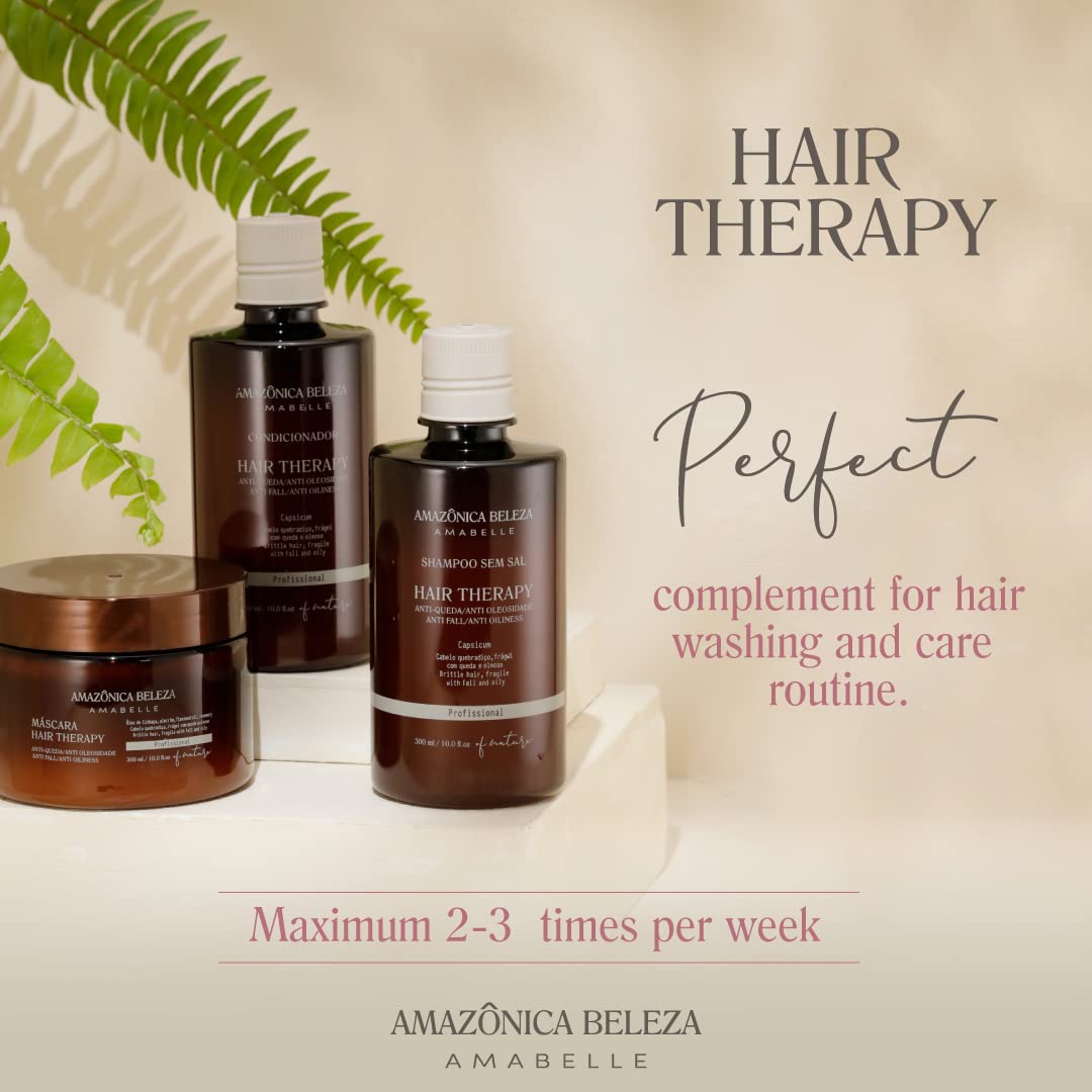 Hair Therapy Shampoo & Conditioner Set for Stronger, Thicker Hair - Professional Anti-Hair Loss and Oil Control, Hydrates and Adds Shine, Paraben-Free, Silicone-Free - Image 8