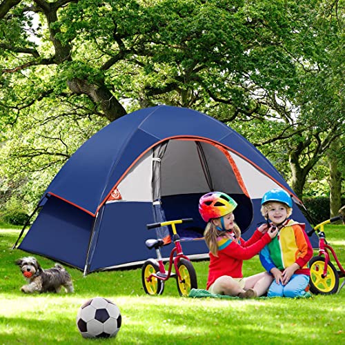 Camping Tent 2 Person, Waterproof Windproof Tent with Rainfly Easy Set up-Portable Dome Tents for Camping - Image 6