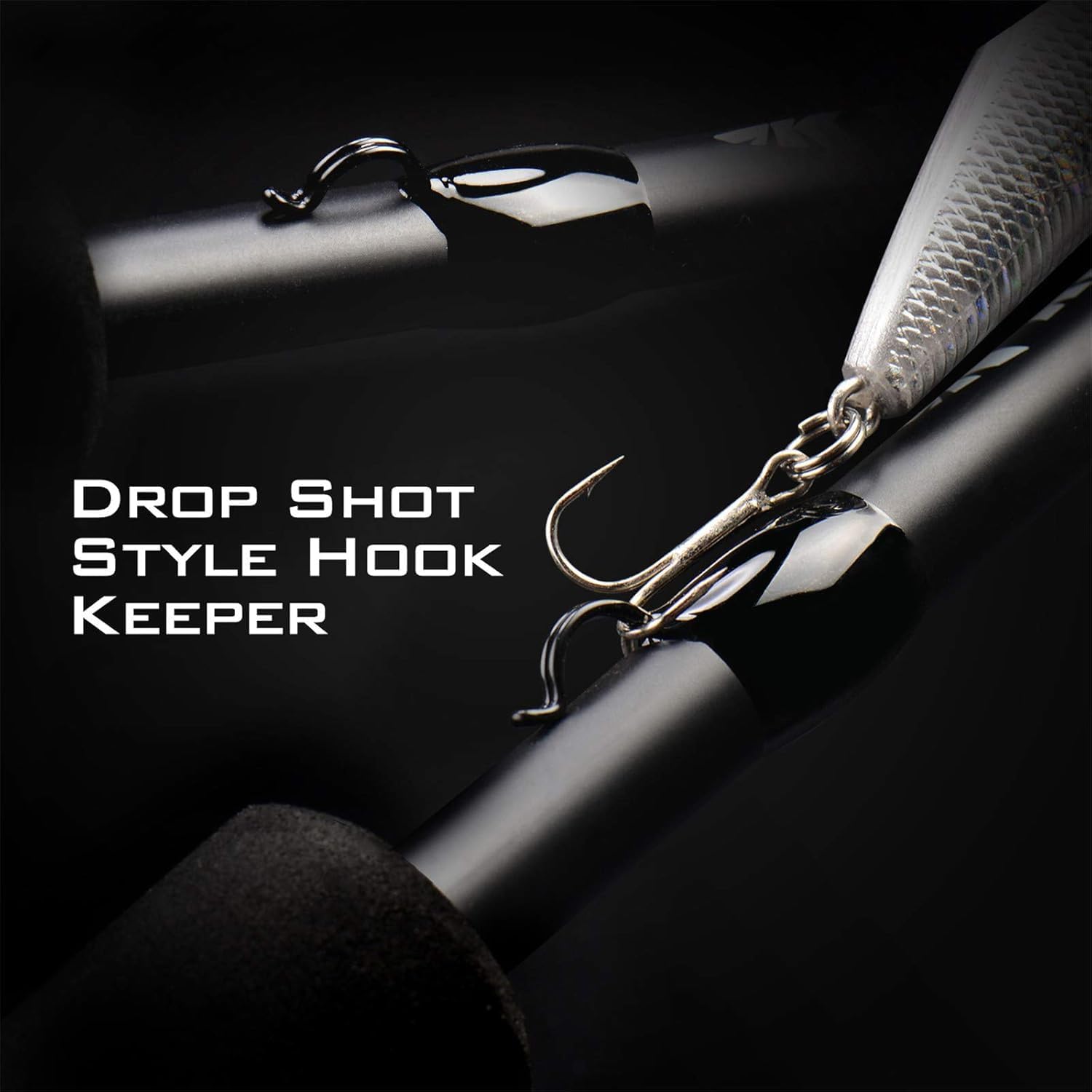 KastKing Crixus Fishing Rod and Reel Combo, High Performance Spinning & Baitcaster Combo, IM6 Graphite 2Pc Blanks, Zirconium Oxide Rings, SuperPolymer Handle, Lightweight Reel with Aluminum Spool - Image 7