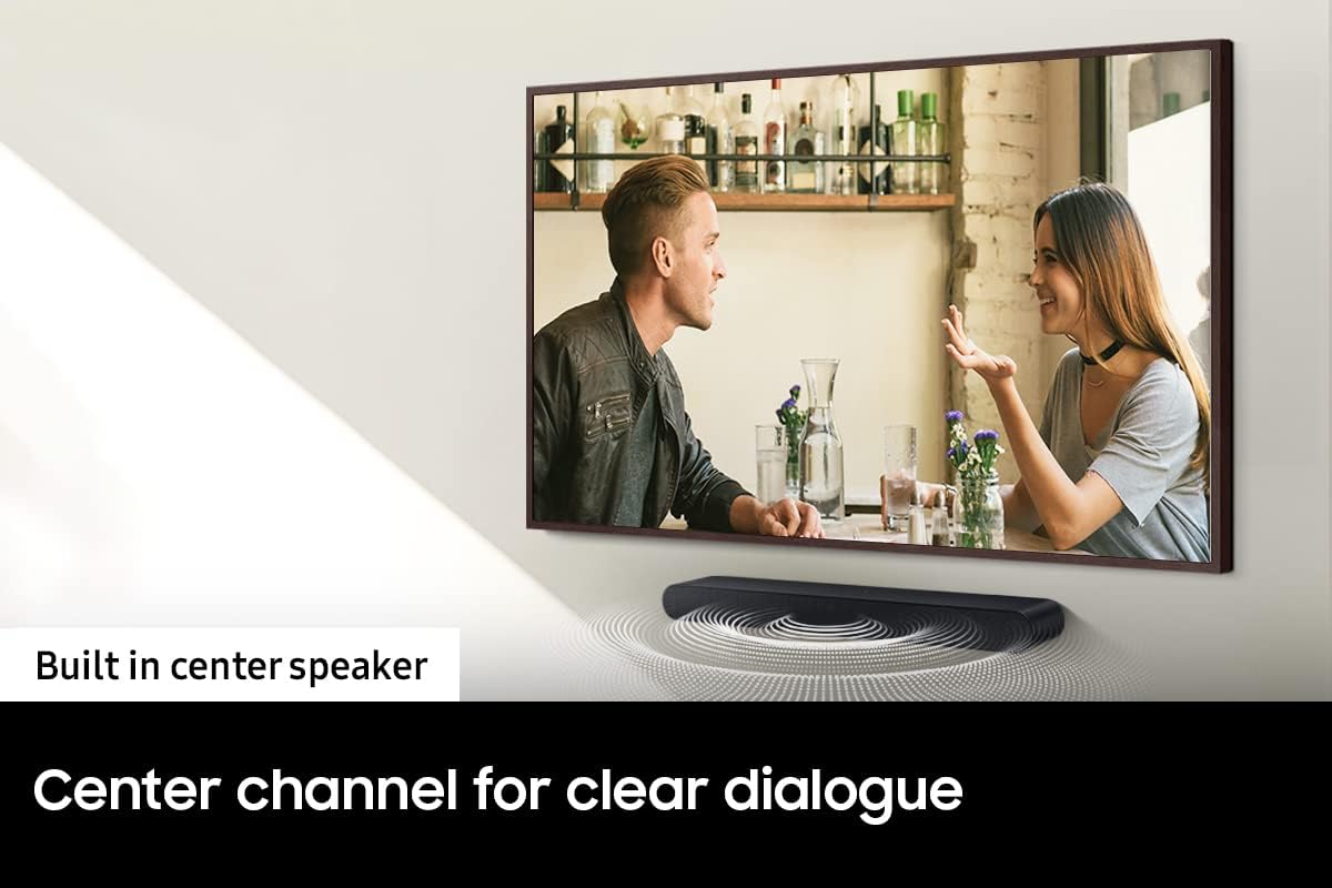 SAMSUNG HW-S50B/ZA 3.0ch All-in-One Soundbar w/Dolby 5.1, DTS Virtual:X, Q Symphony, Built in Center Speaker, Adaptive Sound Lite, Bluetooth Multi Connection, 2022 Black - Image 7