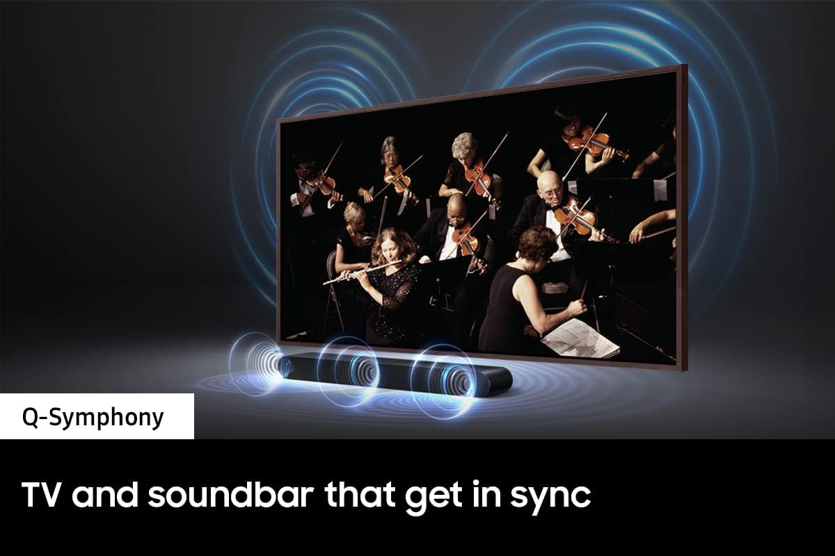 SAMSUNG HW-S50B/ZA 3.0ch All-in-One Soundbar w/Dolby 5.1, DTS Virtual:X, Q Symphony, Built in Center Speaker, Adaptive Sound Lite, Bluetooth Multi Connection, 2022 Black - Image 6