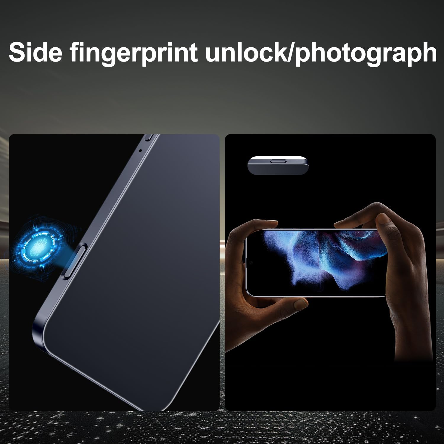 15ProMax 5G Unlocked Smartphone,16GB+512GB Fully Cell Phone for Android 14, 6.8" Unlocked Cell Phone, 6800mAh, 48MP+108MP Dual Camera/Dual SIM/Fingerprint Lock/Face (Dark Blue) - Image 2