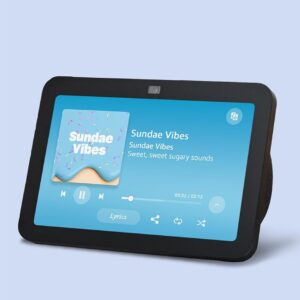 Like-New Amazon Echo Show 8, With Spatial Audio, Smart Home Hub, ideal for open living spaces, includes Alexa, Charcoal