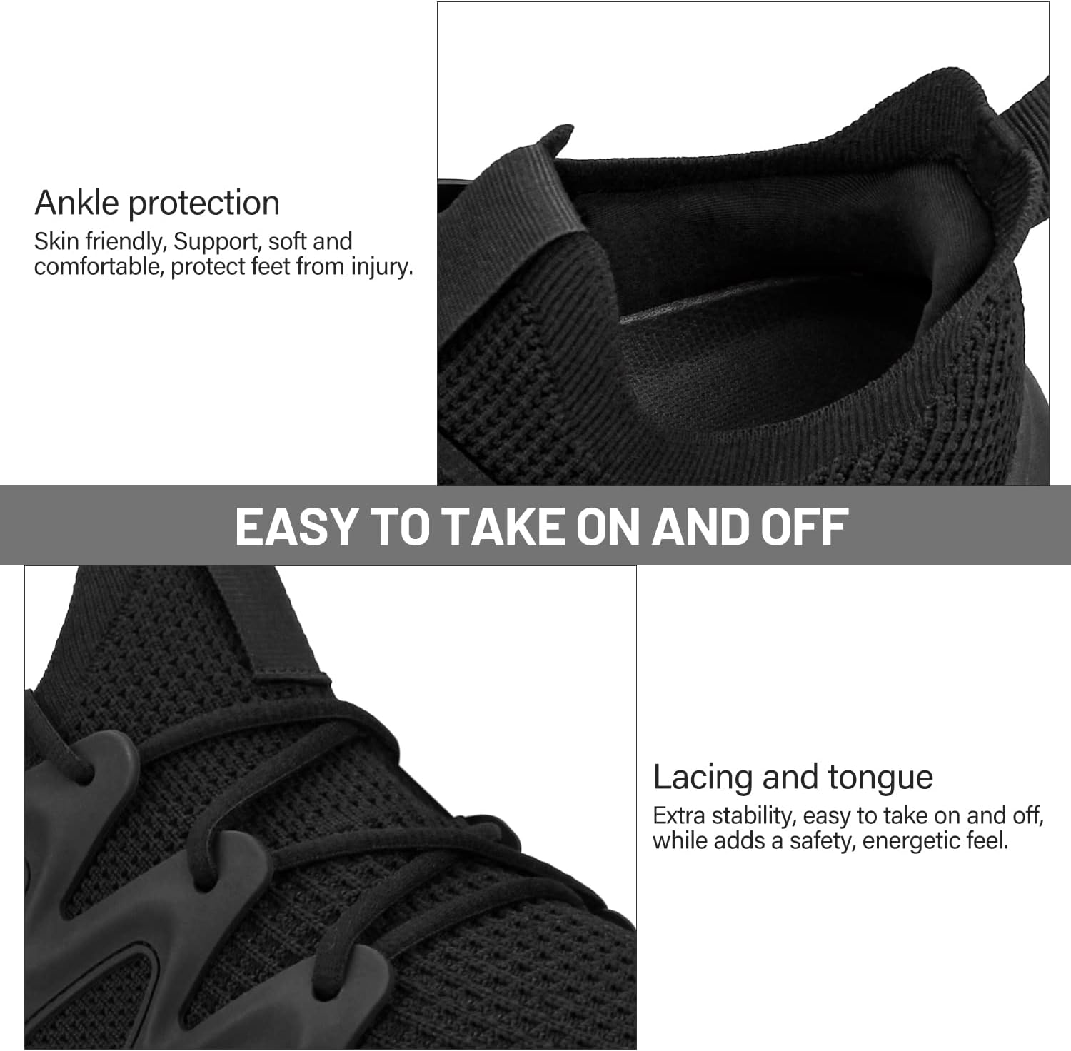 Pujcs Women Shoes Lightweight Tennis Shoes Non Slip Gym Workout Shoes Breathable Mesh Walking Womens Sneakers - Image 5