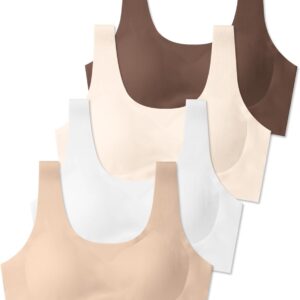 SALIA GIRL Training Bras for Girls 10-16 Sports Seamless Bra with Removable Padding Bras