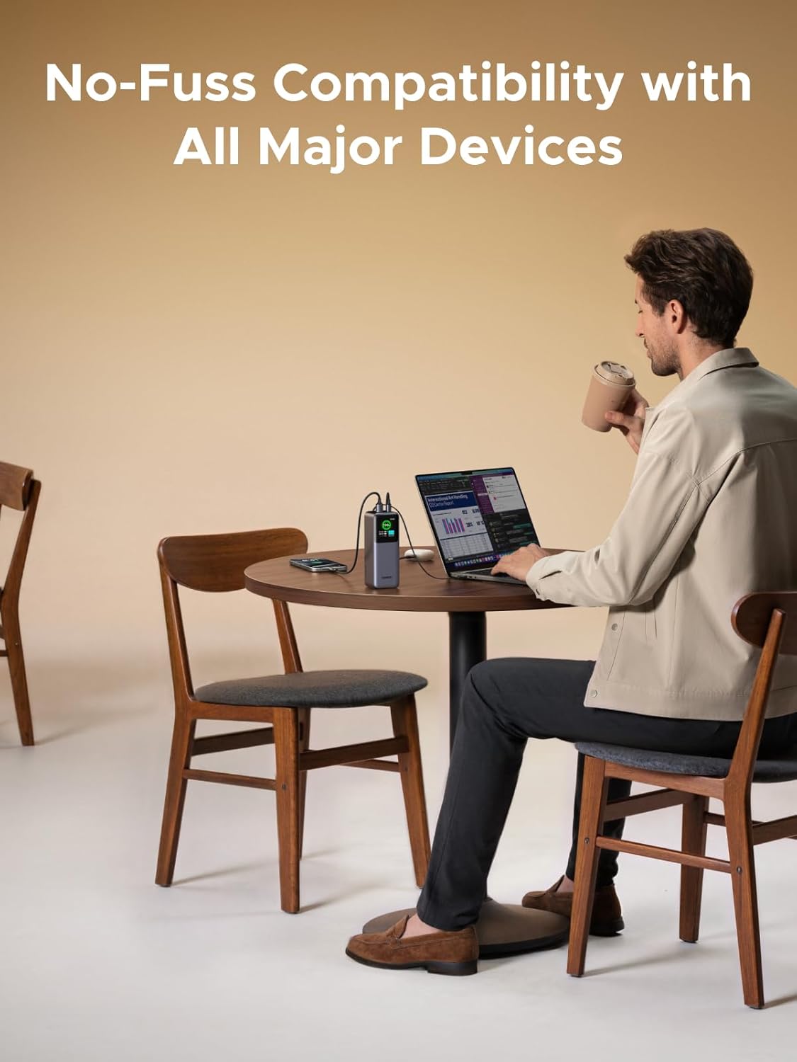 UGREEN Nexode Power Bank 20000mAh 165W with Built-in USB C Cable Laptop Travel Portable Charger, 100W Input, Fast Charging for MacBook Pro/Air/iPhone 17/16/iPad Pro/Galaxy S25 Ultra/Dell/HP and More - Image 12