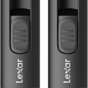 Lexar 128GB 2-Pack Flash Drive A30E USB 3.2 Gen 1, USB Drive up to 100MB/s, Storage Expansion and Backup for PC and Mac Systems