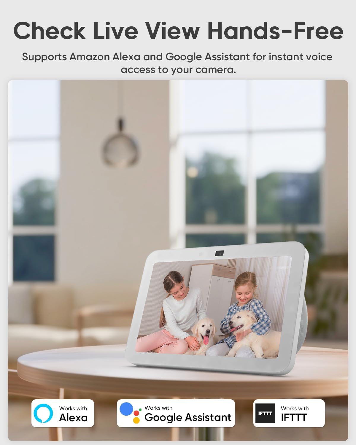 blurams 2K Dual-Lens Indoor Camera, 5G Pet Camera with Phone App, Split-Screen View, Free Human/Sound Detection, Motion Tracking, One-Touch Call, Night Vision, Dual-Band WiFi 6, Work with Alexa. 2Pack - Image 9