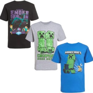 Minecraft Boys Boys Short Sleeve Regular FitT-Shirt