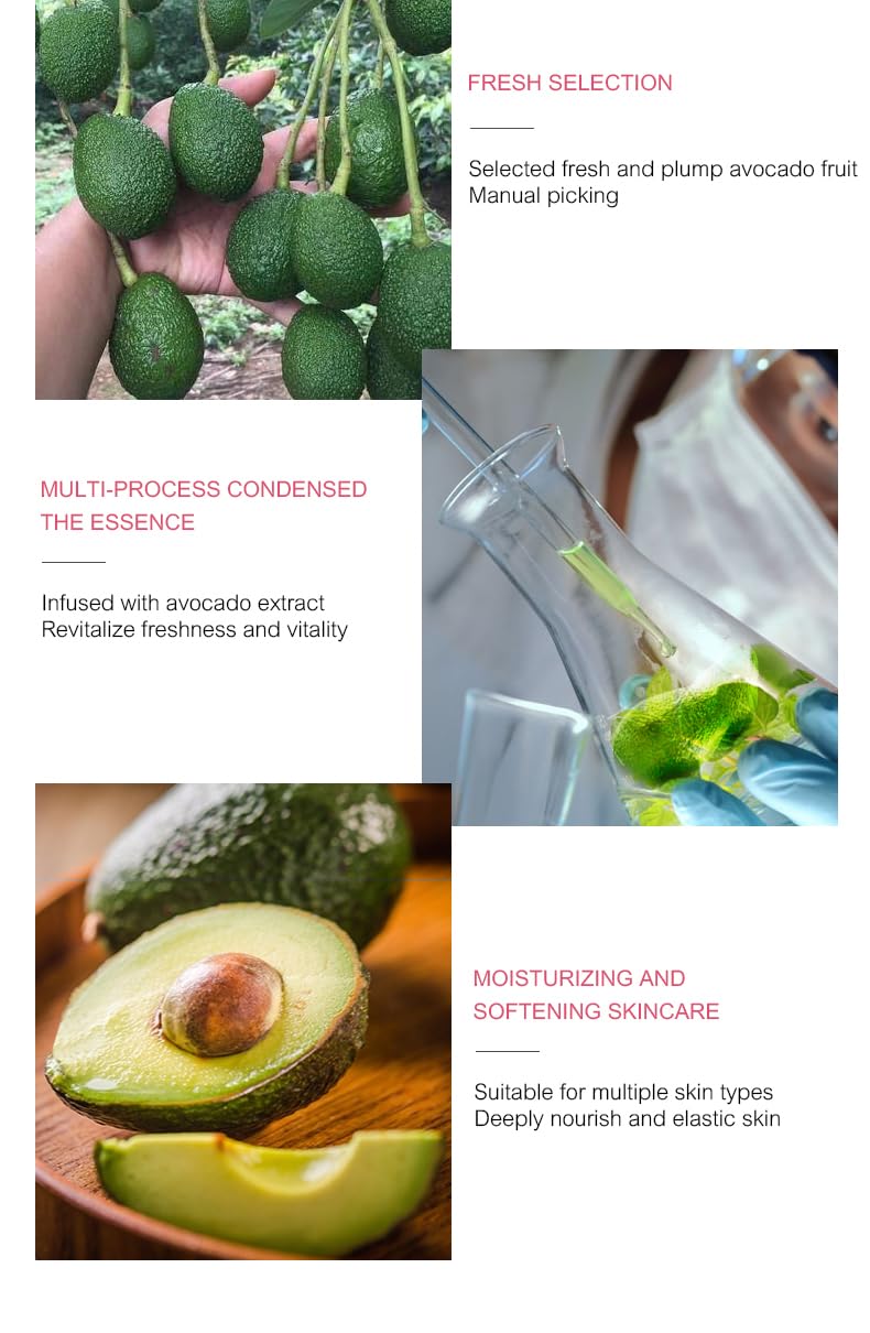 O'KADY 6-Piece Skincare Gift Set – Avocado & Hyaluronic Acid Collection, Hydrating Cleanser, Toner, Creams & Tone-Up Base – Daily Moisture Routine for All Skin Types, Holiday Gift for Women - Image 3