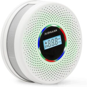Upgraded Version Smoke Carbon Monoxide Alarm Detector, Battery-Operated Smoke and CO Alarm with Digital Display, Carbon Monoxide Detectors&Smoke Detector (1Pack)
