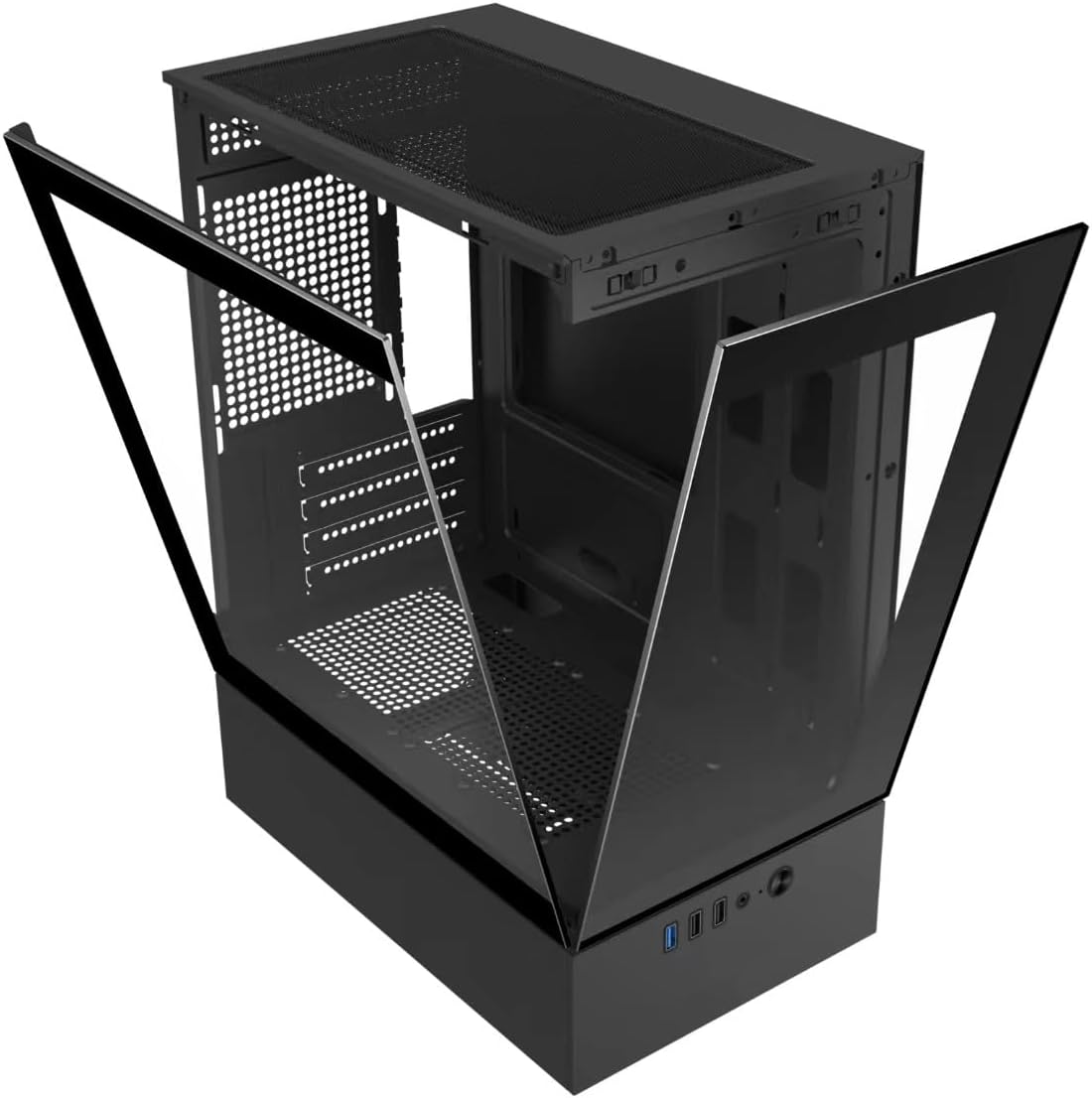 ViprTech Stryker 4.0 Liquid-Cooled PC - AMD Ryzen 7 (4.4GHz Turbo), RTX 5060 8GB, 16GB DDR4 3200, 1TB NVMe SSD, 700W PSU, WiFi BT, Win 11 Pro, RGB, Gaming Desktop Computer Prebuilt, Black - Image 8