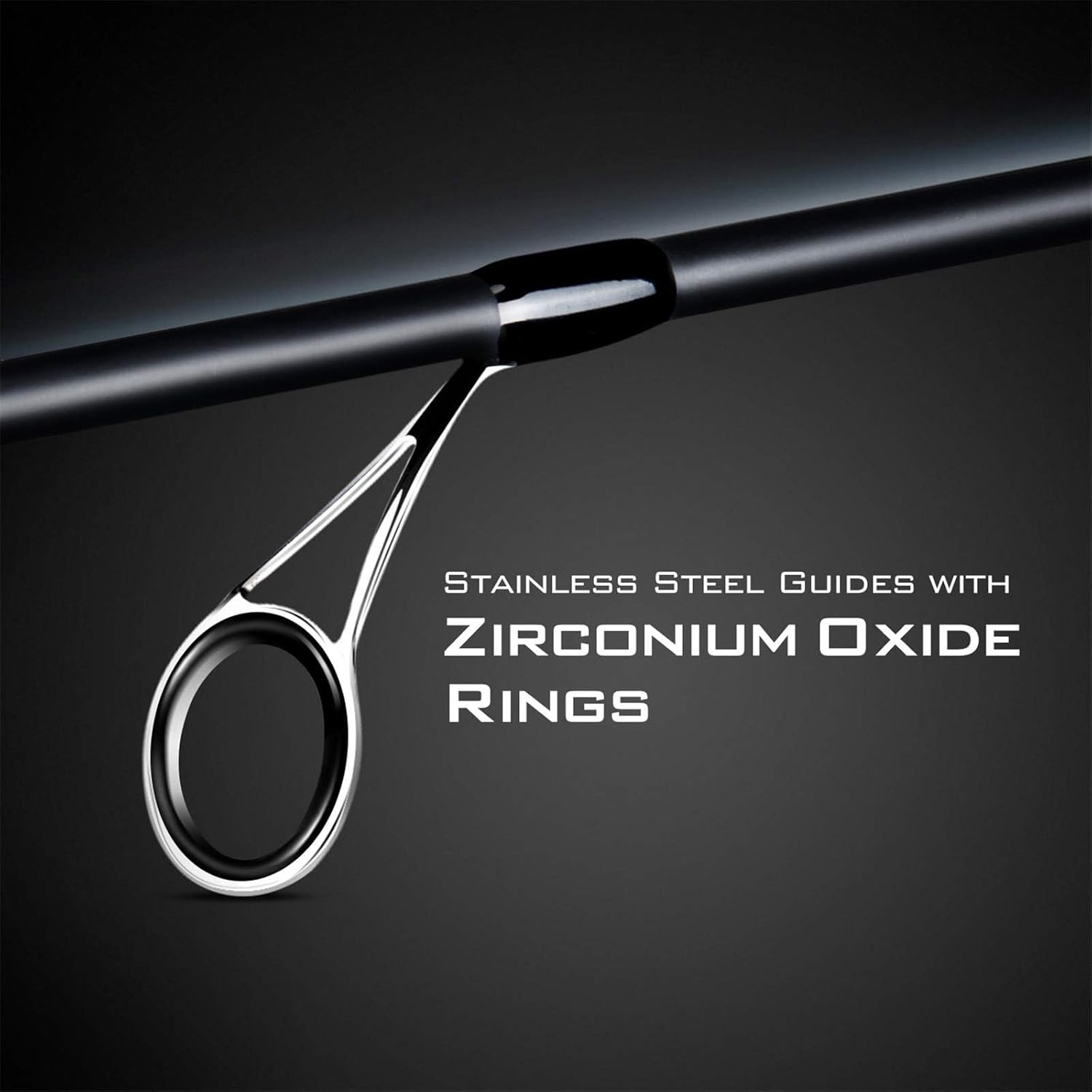 KastKing Crixus Fishing Rod and Reel Combo, High Performance Spinning & Baitcaster Combo, IM6 Graphite 2Pc Blanks, Zirconium Oxide Rings, SuperPolymer Handle, Lightweight Reel with Aluminum Spool - Image 7