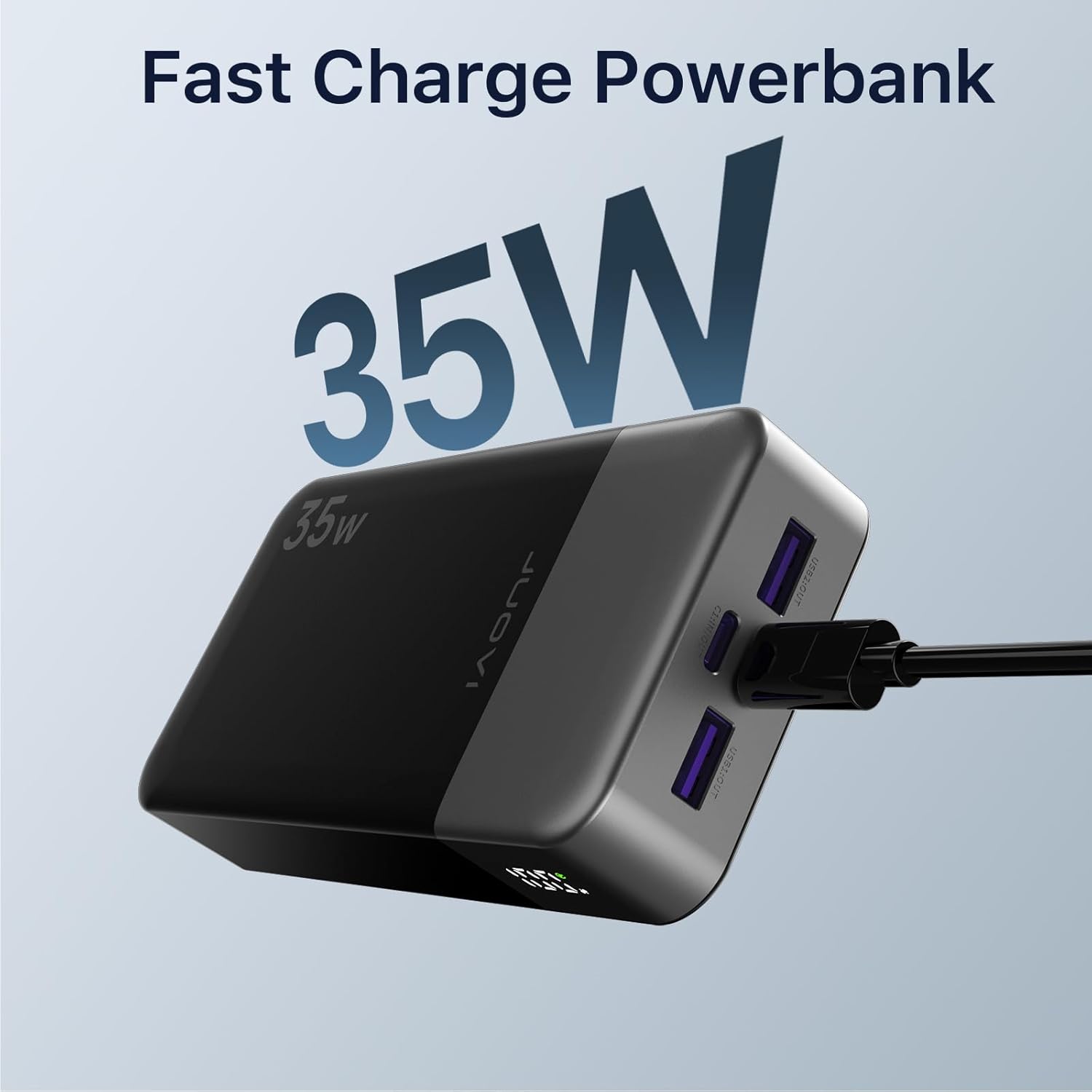 Portable Power Bank 20000mAh, 35W Portable Charger, Battery Pack Fast Charging, PD3.0 QC4.0 Phone Battery Pack with LED Display for iPhone 16 15 14, Galaxy, Tablet, Switch, etc - Image 2