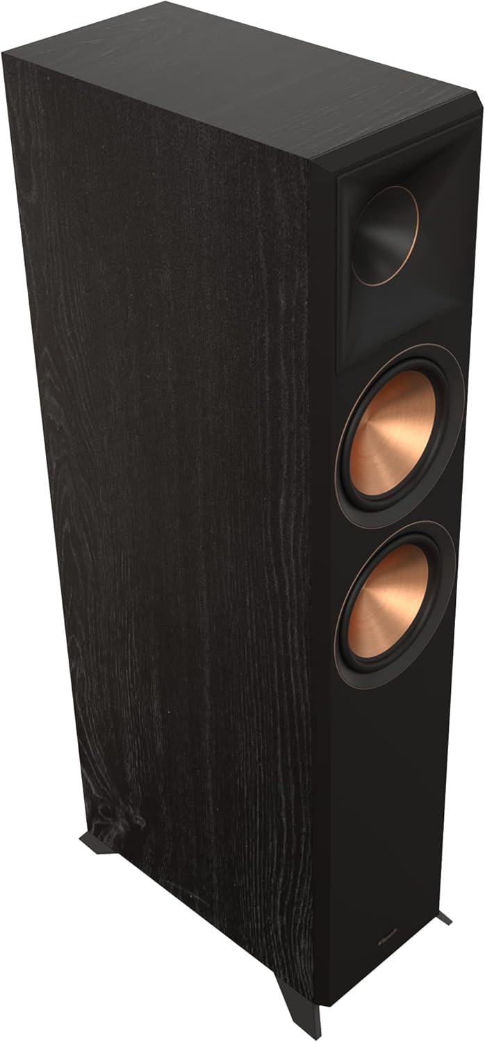 Klipsch Reference Premiere RP-6000F II 7.1.2 Home Theater System with a Larger 90° x 90° Hybrid Tractrix Horn, 6.5" Cerametallic Woofers and a 12-inch RP-1200SW Subwoofer in Ebony - Image 2