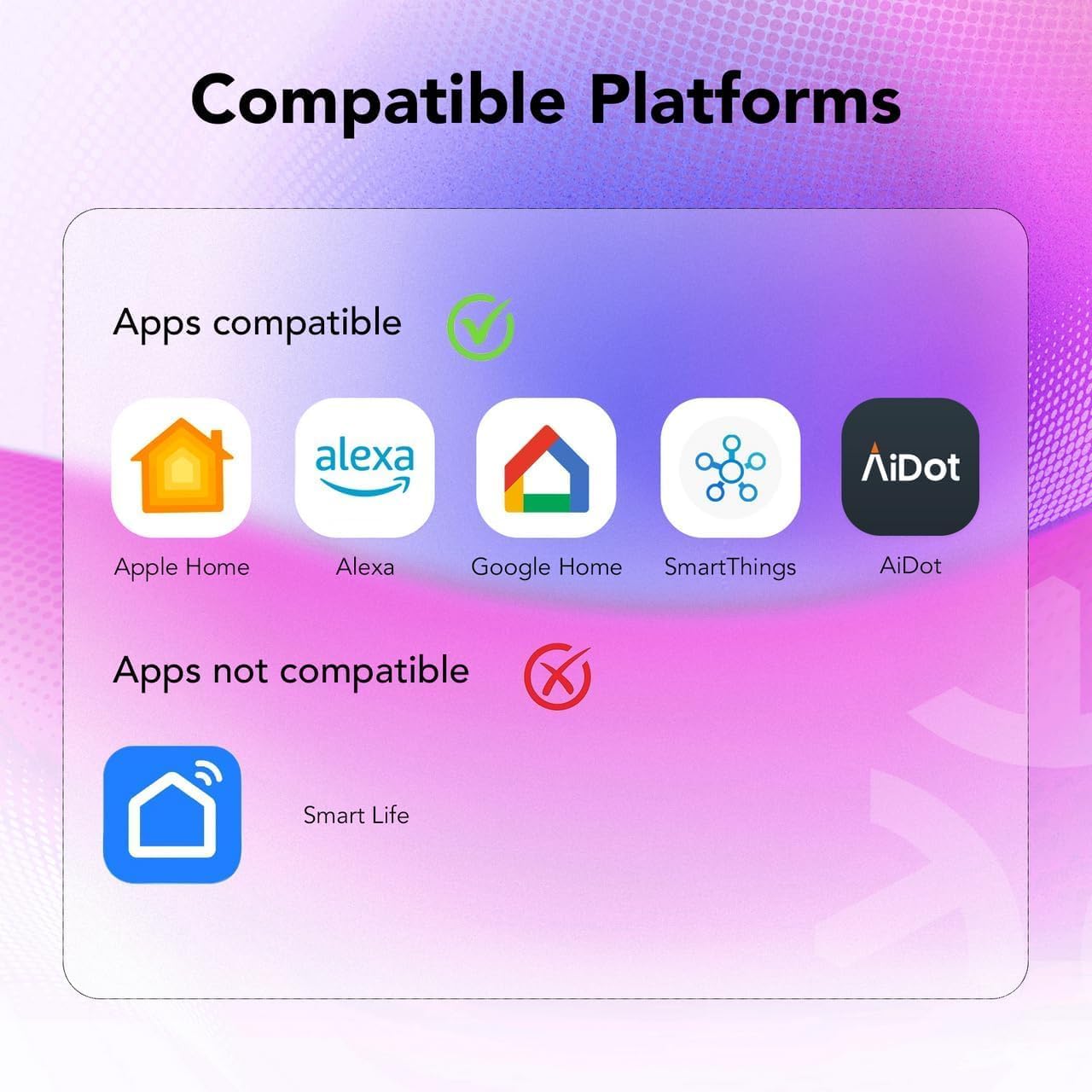 OREiN Matter Smart Light Bulb, Smart Light Bulbs Work with Apple Home, Alexa, Google Home, SmartThings, A19 Color Changing Light Bulbs 2.4Ghz WiFi, 800 Lumens Equivalent 60W 4Pack - Image 9