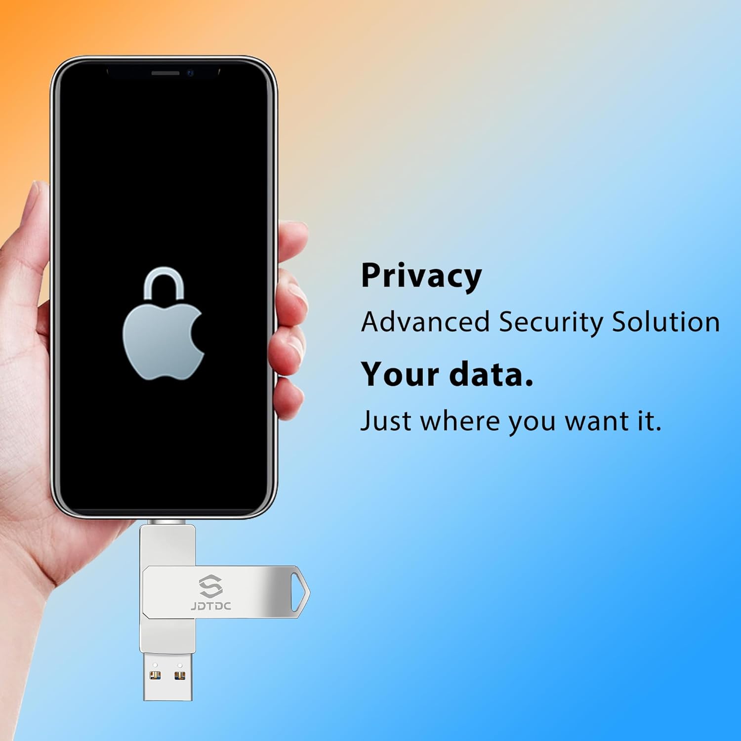 【Real-Capacity】Genuine Apple MFi Certified 128GB-iPhone-Photo-Stick, External-Storage, Backup-Photos-Videos Contacts, USB-Flash-Drive Thumb-Drive for iPad Mac Computer, Avoid Fake MFi Clones (128, GB) - Image 3