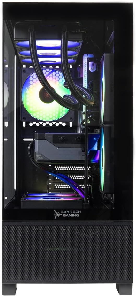Skytech Gaming Azure 3 Plus Gaming PC, Intel i7 14700F 2.1GHz, NVIDIA RTX 5070 12GB, 2TB Gen4 NVMe SSD, 16GB DDR5 RAM 6000, 850W Gold ATX 3 PSU, 360 ARGB AIO, Wi-Fi, Win 11, Desktop - Image 6