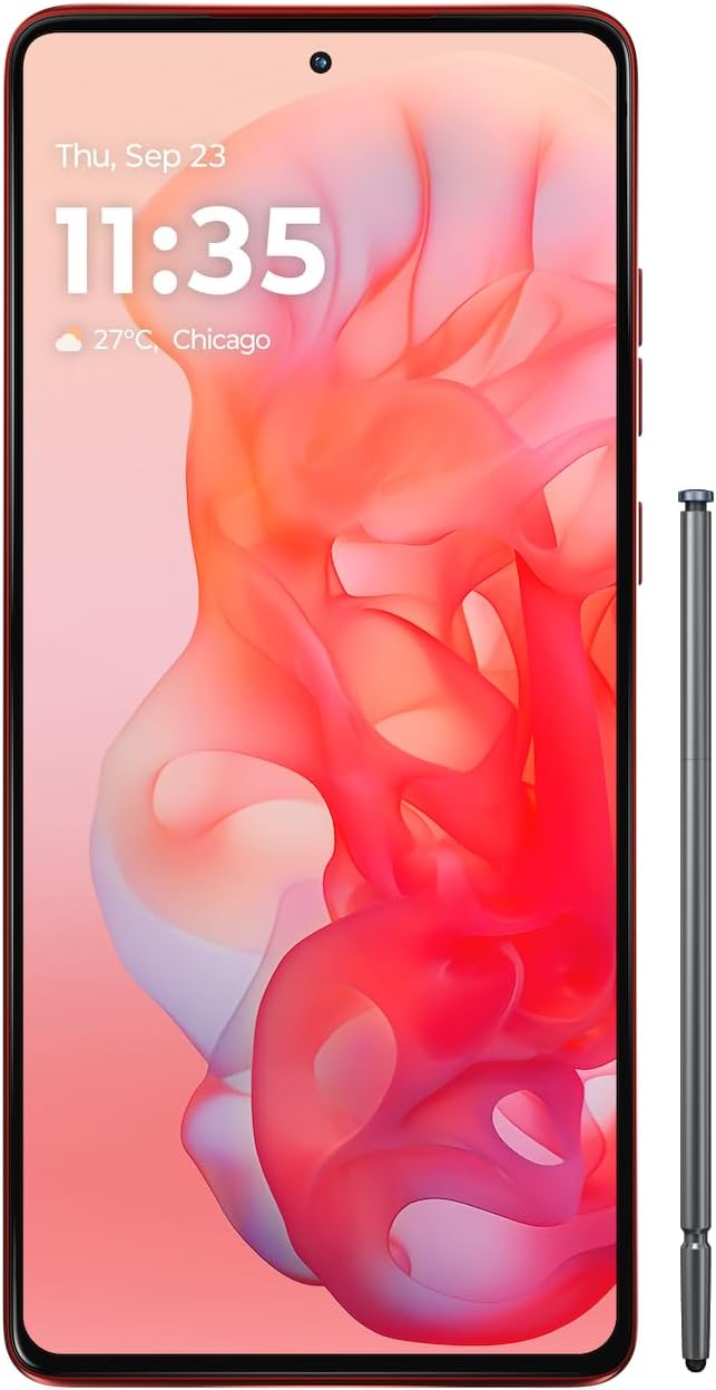 Motorola Moto G Stylus 5G | 2024 | Unlocked | Made for US 8/256GB | 50MP Camera | Scarlet Wave - Image 3