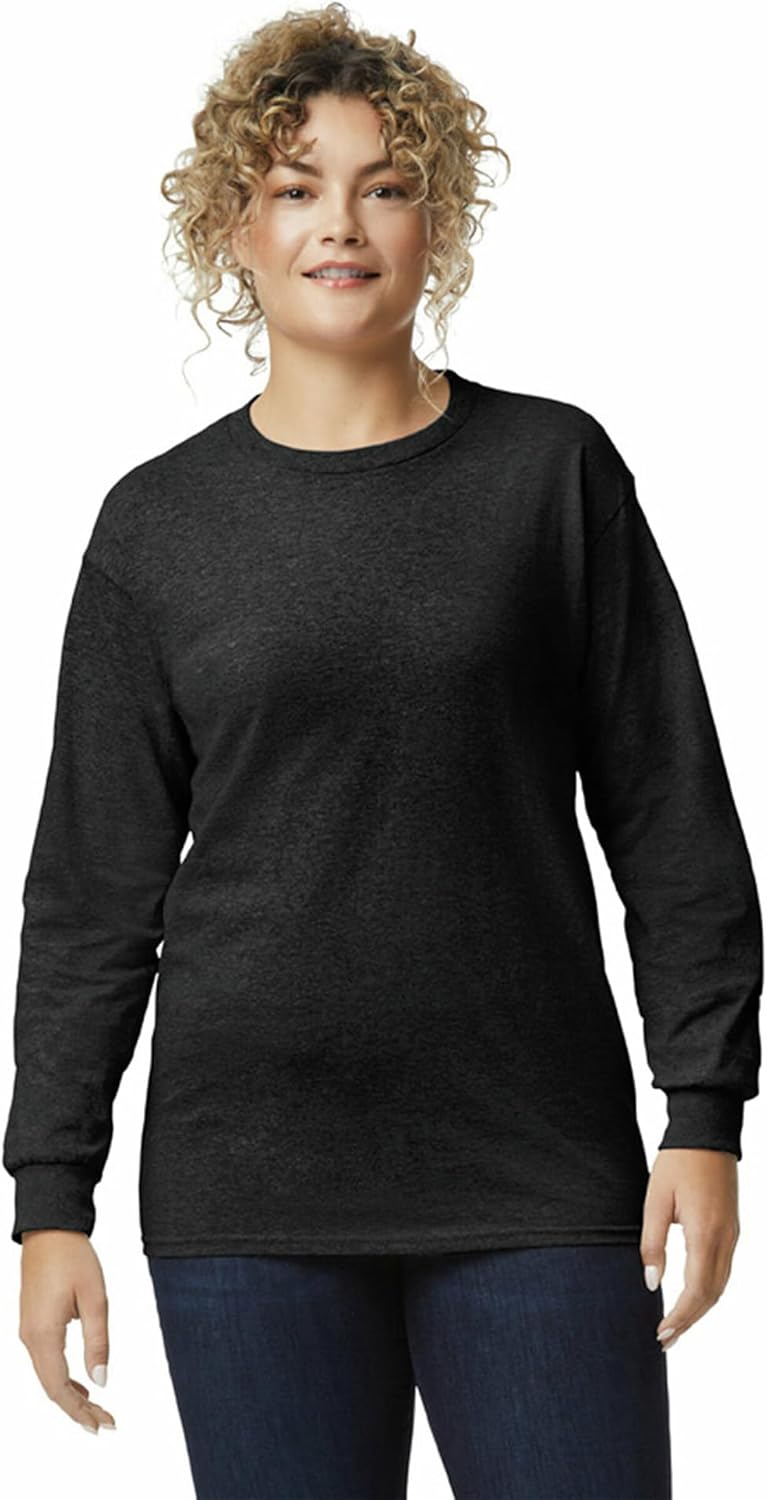 Gildan Adult Ultra Cotton Long Sleeve T-Shirt, Style G2400, Multipack - Image 2