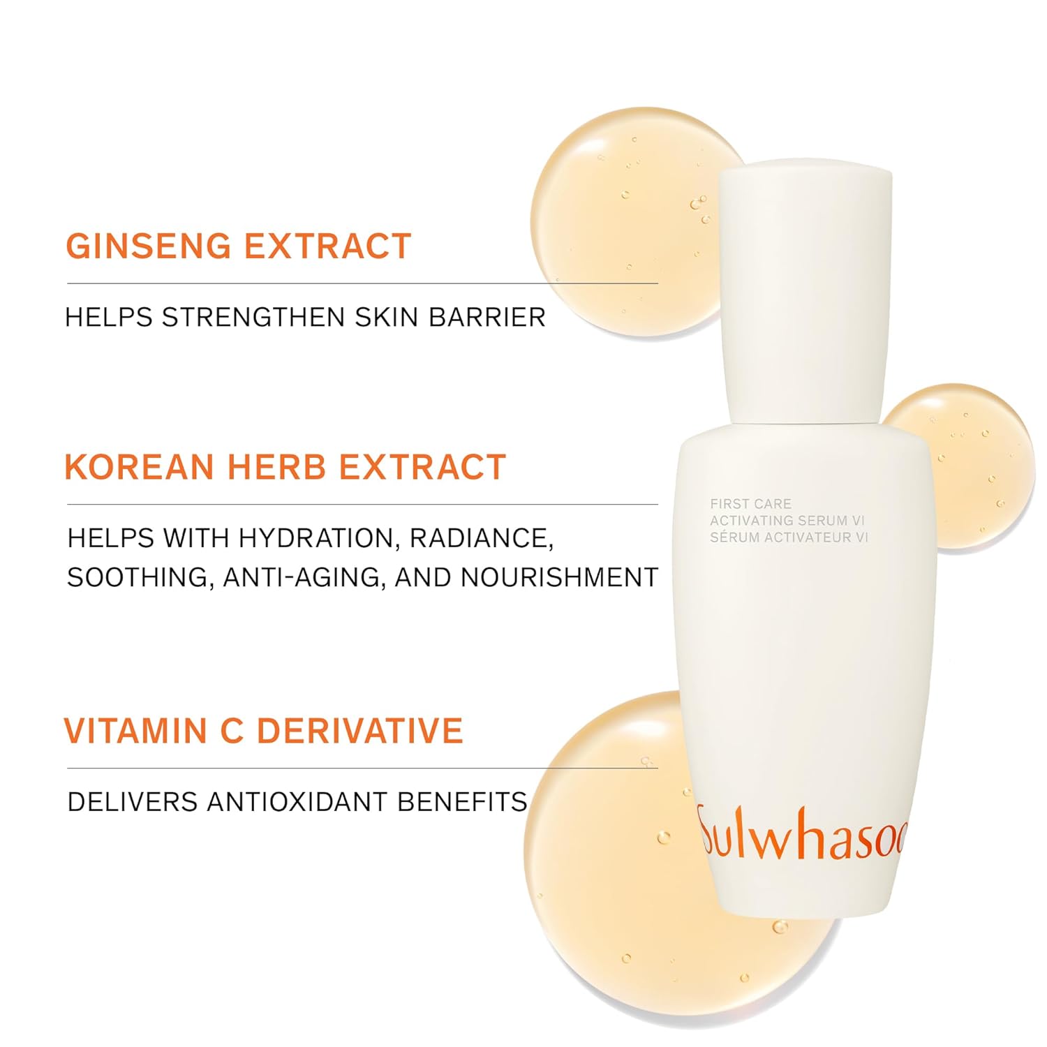 Sulwhasoo Gentle Cleansing Oil – Daily Oil Cleanser with Korean Herbal Ingredients for Face | Removes Waterproof Makeup & SPF, Softens & Nourishes Skin | Hydrating Double Cleansing, Korean Skincare - Image 3