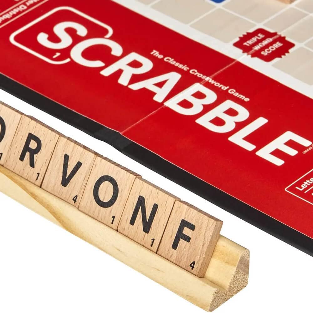 Hasbro Gaming Scrabble Board Game, Classic Word Games for Kids Ages 8 and Up, Fun Family Game for 2-4 Players, The Classic Crossword Game - Image 4
