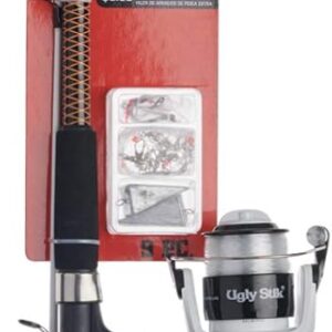 Ugly Stik Complete Spincast Reel and Fishing Rod Kit