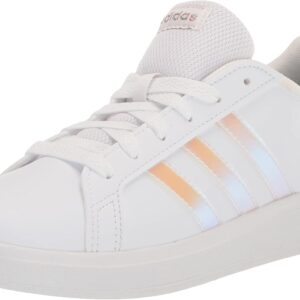 Adidas Unisex-Child Grand Court 2.0 Elastic Lace & Strap